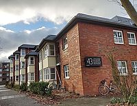 Wohnanlage von außen